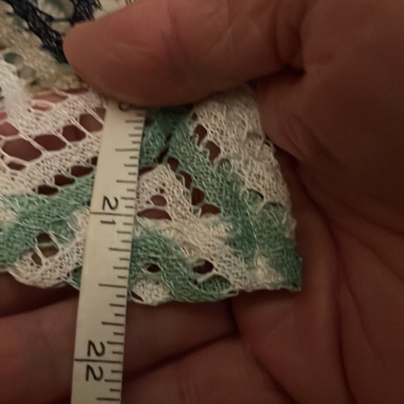 🎃 $19 🎃 Revamped Large crocheted look, long chevron light/airy Cover Up.  NWT - Picture 7 of 7